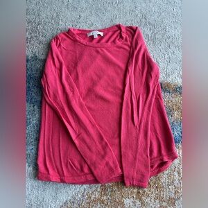 Pink mid-thickness sweater from Loft